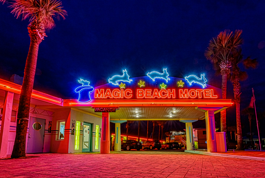 Magic Beach Motel by Jim Wulpi