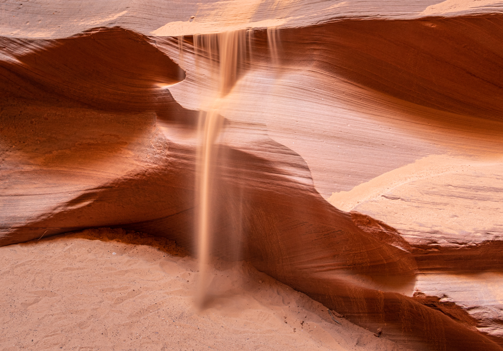 Slot Canyon Sliding Sand by Dr Isaac Vaisman, PPSA