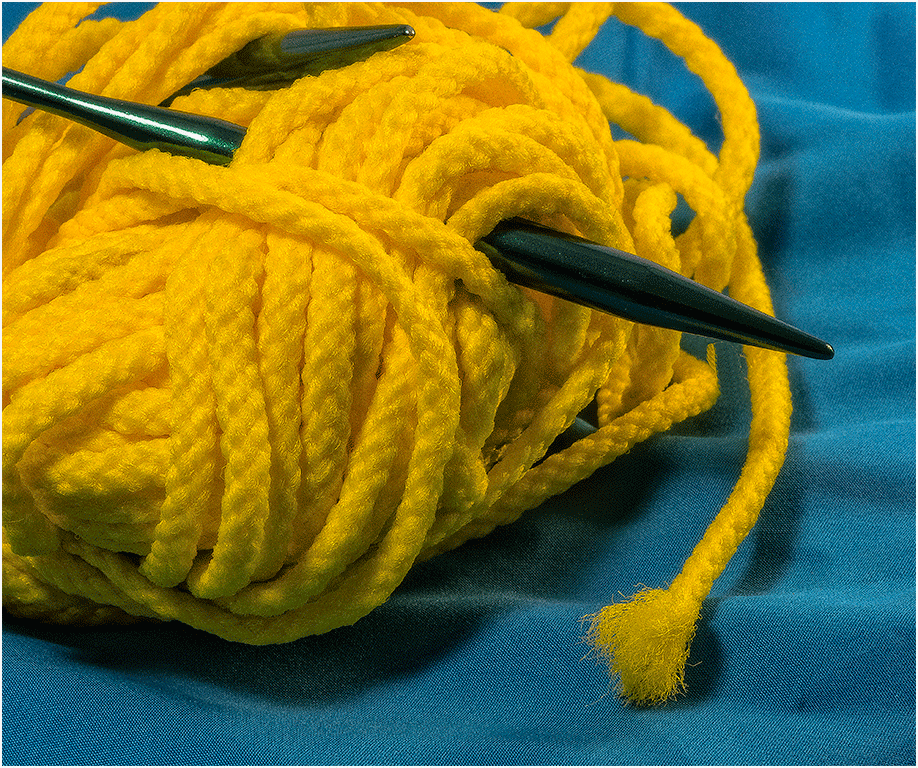 Knitting by Barbara E Miller, HonPSA, MPSA, EFIAP