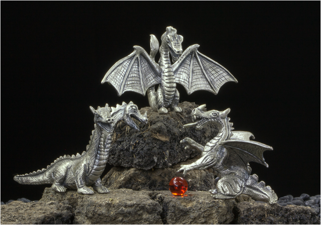 Dragon Battle by Charissa Lansing