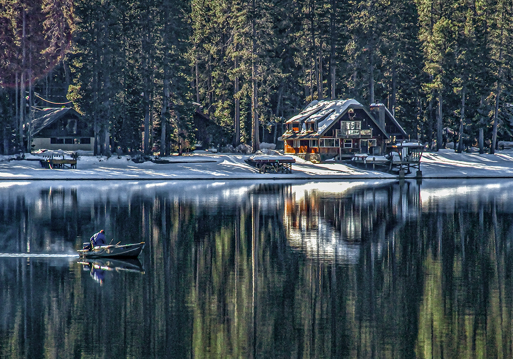 Donner Lake in Winter by Tony Tam