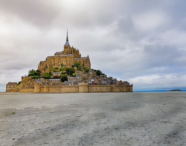 Mont Saint-Michel at Low Tide by Paul Swepston