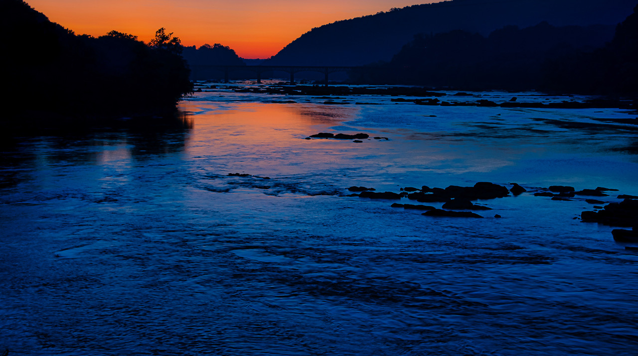 Dawn Harpers Ferry by Bob Legg