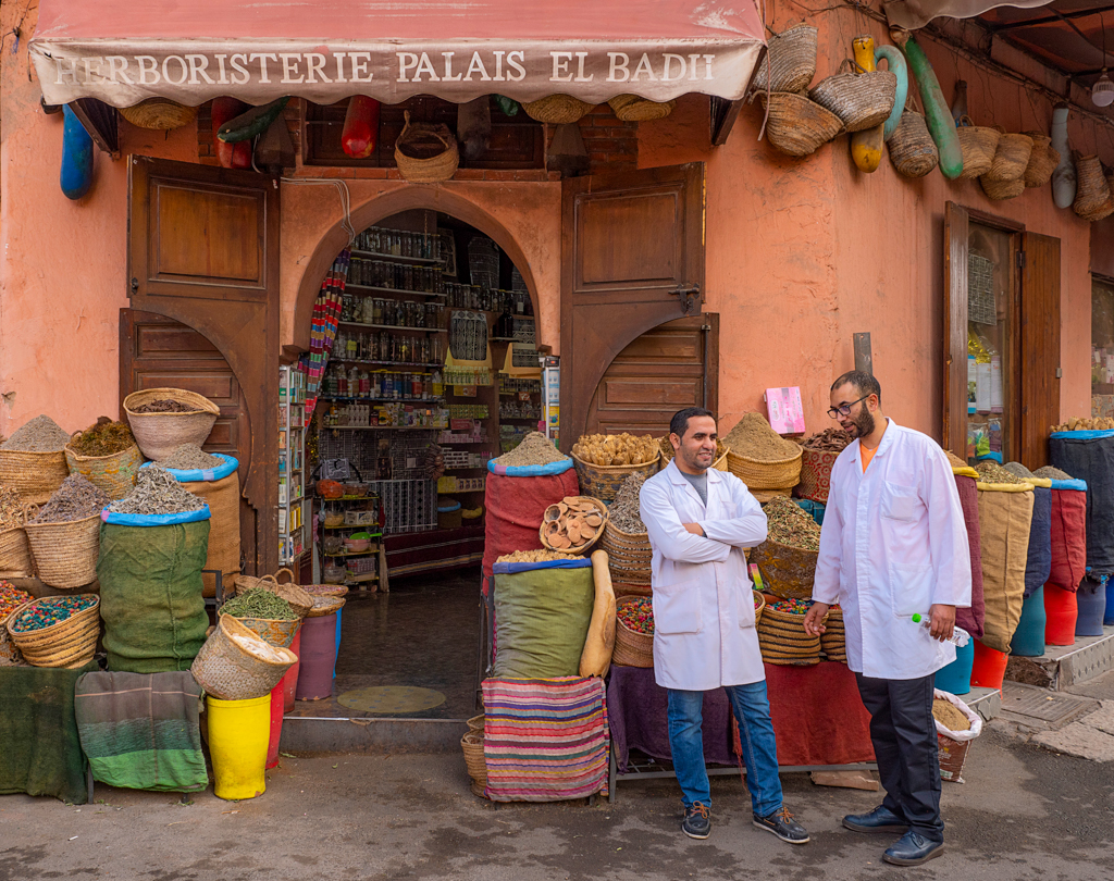 Morocco Shopkeepers by Bunny Laden