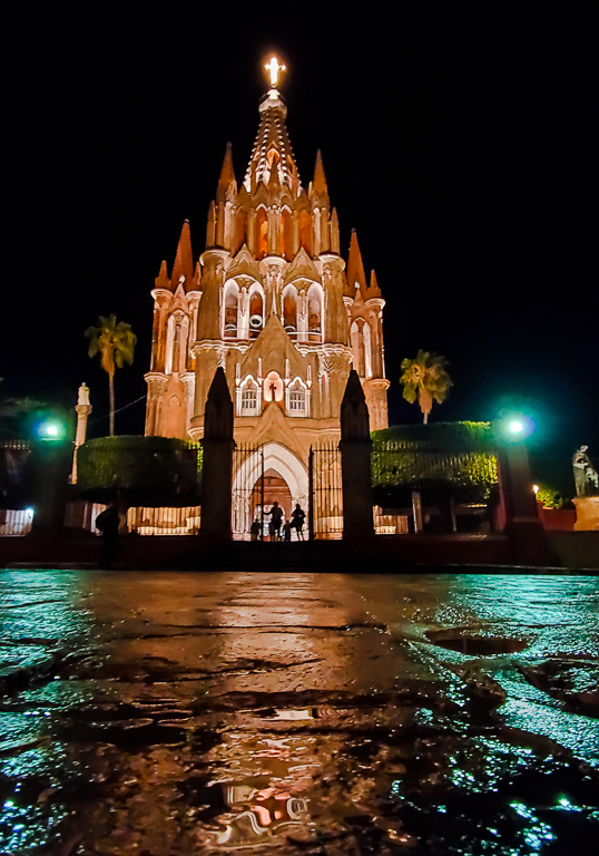 Church of San Miguel in Rain  by Stan Bormann, FPSA, MPSA