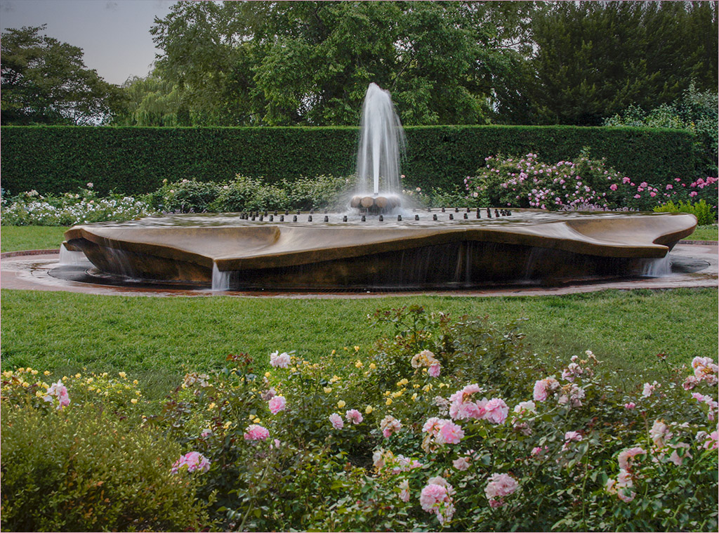 Botanic Garden Fountain by Marti Buckely
