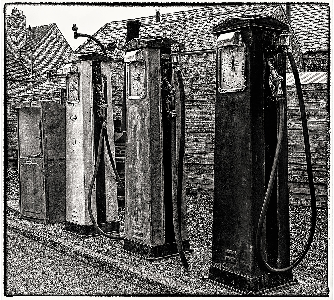 Petrol Pumps by Brian Magor, APSA, MPSA