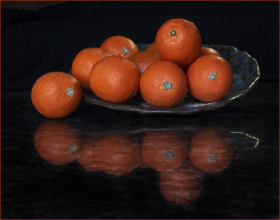 Oranges - Still Life by Mervyn Hurwitz