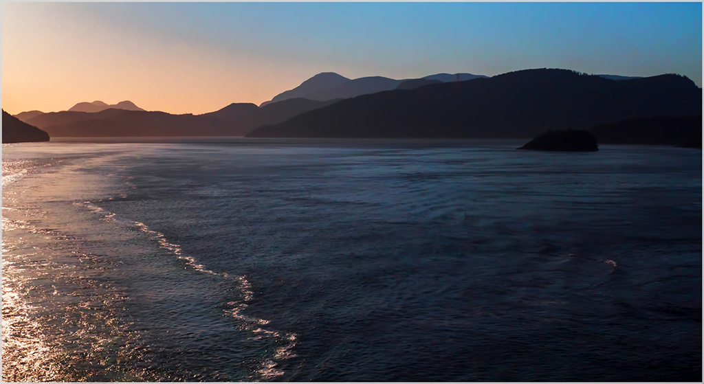 Sunset in Alaska by Sheila Burke-Grey