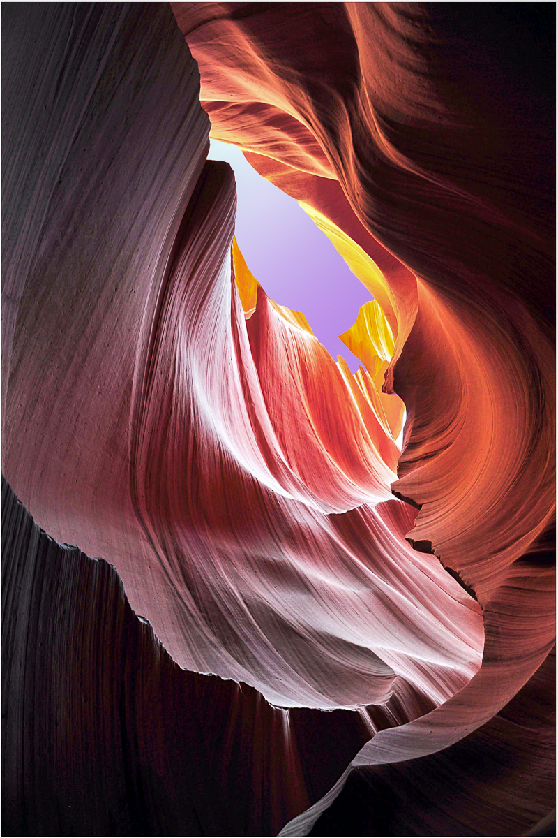 MAGIC COLOR IN LOWER ANTELOPE CAVE by Tam Phan