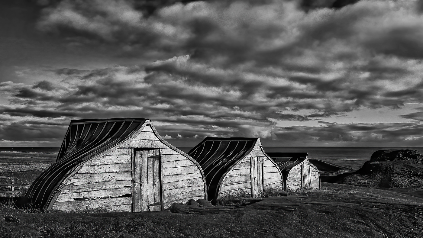 Lindisfarne Boat Sheds by Peter Clark, APSA, GMPSA, EFIAP/p, FRPS