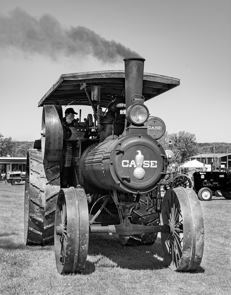 Case steam engine by Tom McCreary, APSA, MPSA