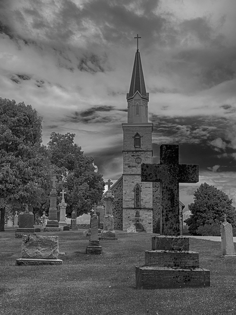 Wisconsin Church and cemetery by Tom McCreary, APSA, MPSA