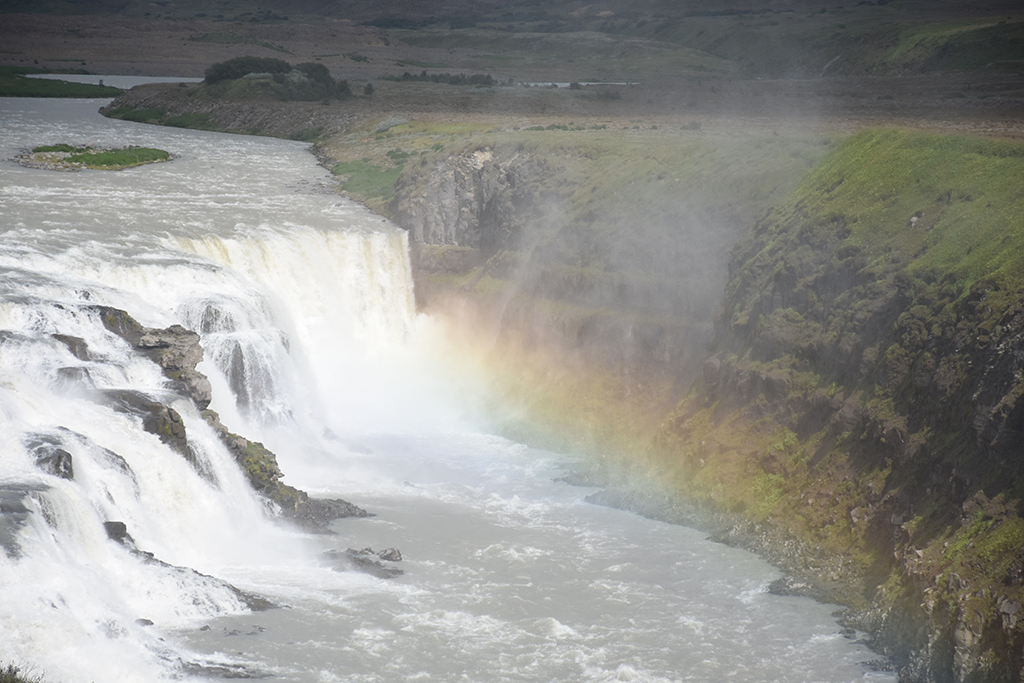 Waterfall and Rainbow by Marilyn Peake