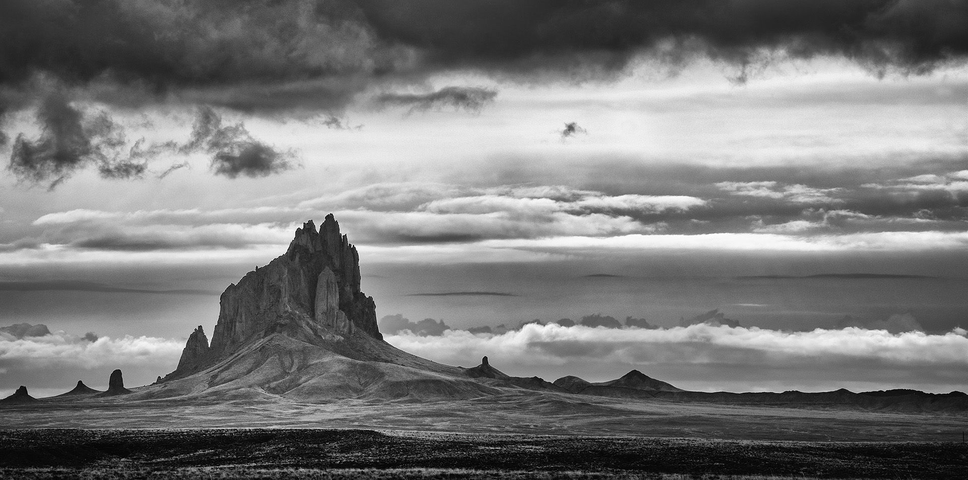 Shiprock NM by Larry Crook