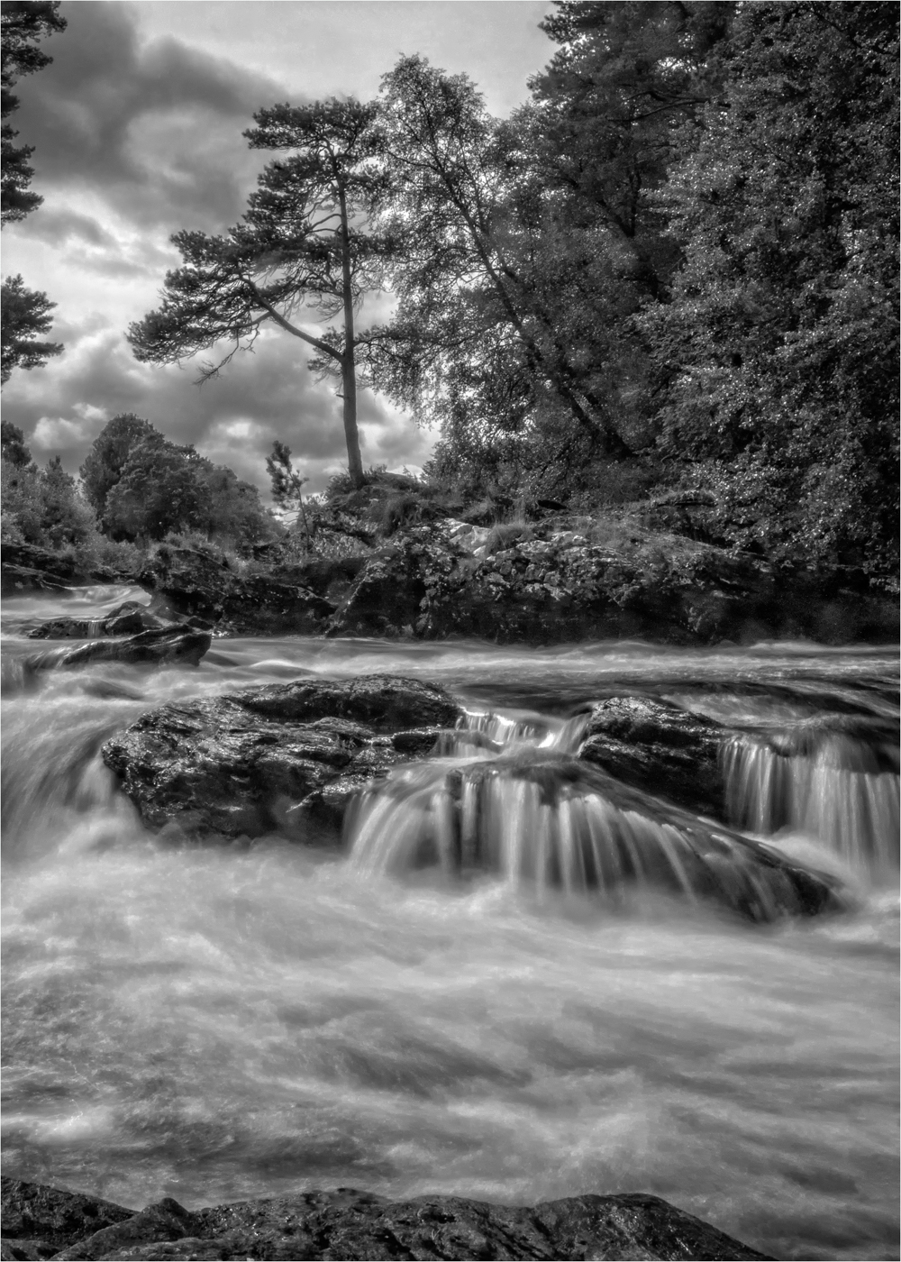 The Start of the Falls of Dochart by Paul Hoffman