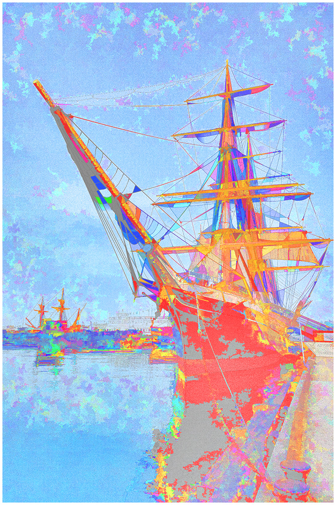 Tall Ship Abstraction by Henry Roberts