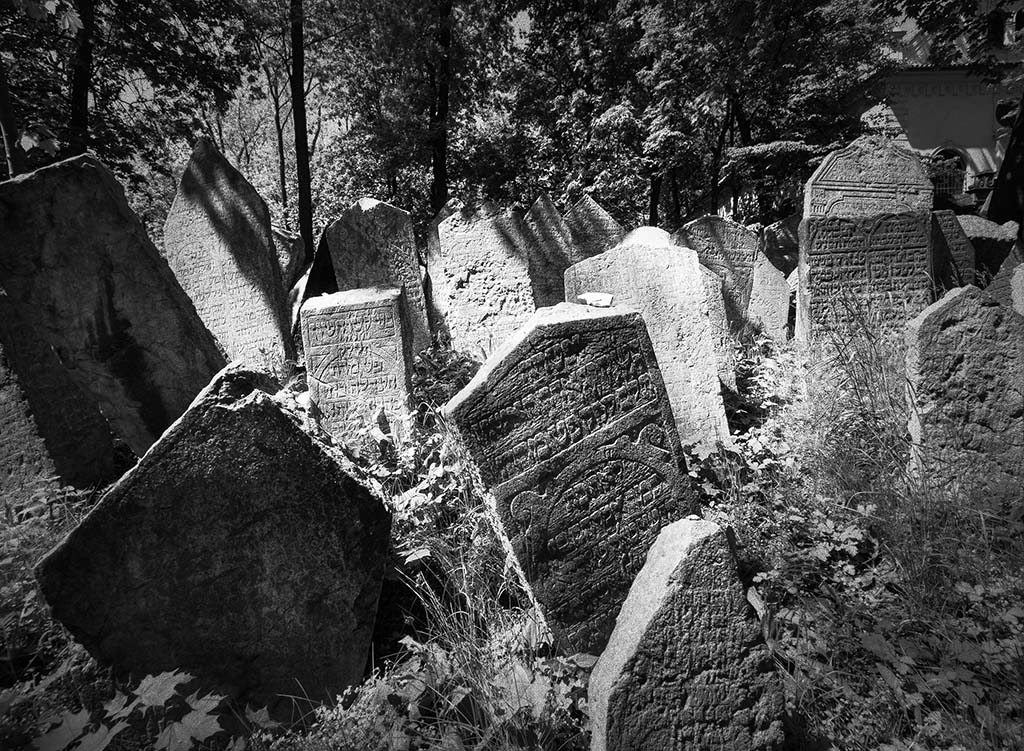 Old Jewish Cemetery Prague by Ed Tepper