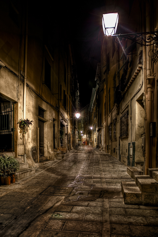 Alley in Nice, France  by Richard White