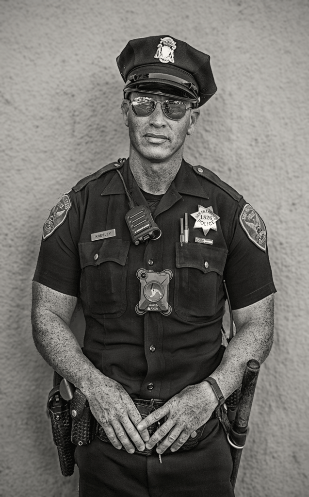 Portrait of officer Kresly by John Erve