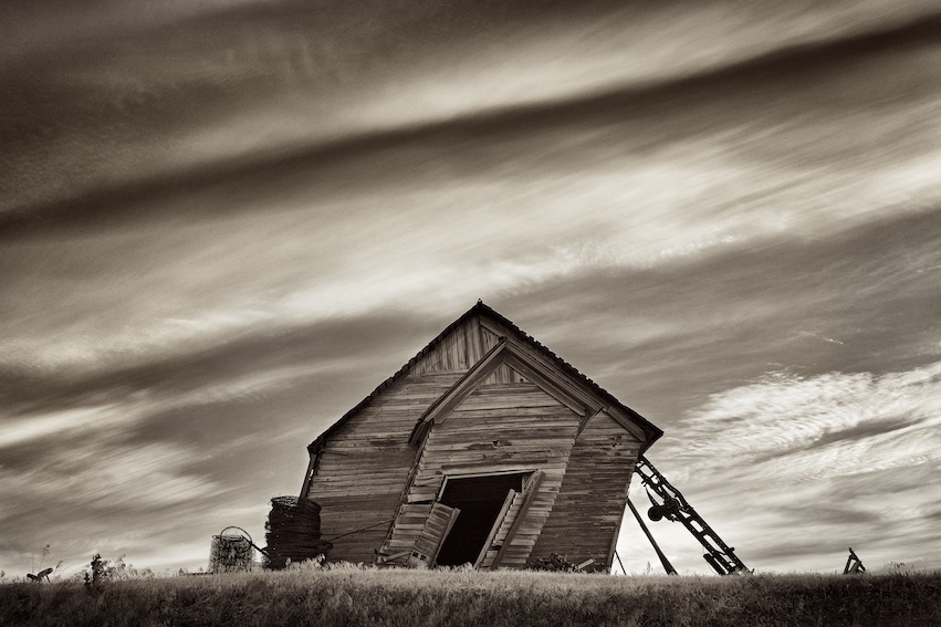 Propped up Barn by Jack Florence Jr