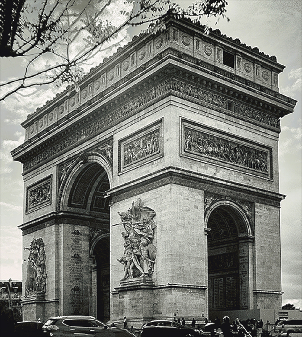 Arc de Triomphe, Paris. by John Garbalinski