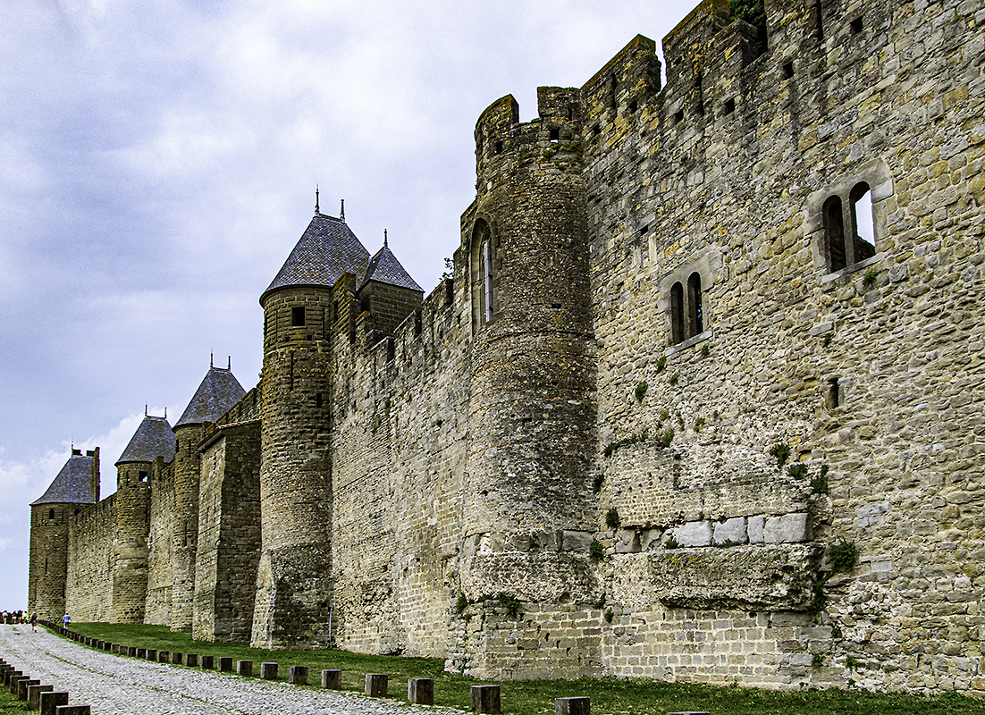CARCASSONE WALLED CITY by Margaret Sprott, APSA