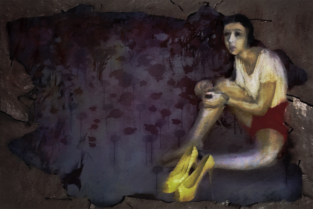 Girl with the Golden Slippers  by Phillipa Frederiksen, EFIAP MAPS SSAPS