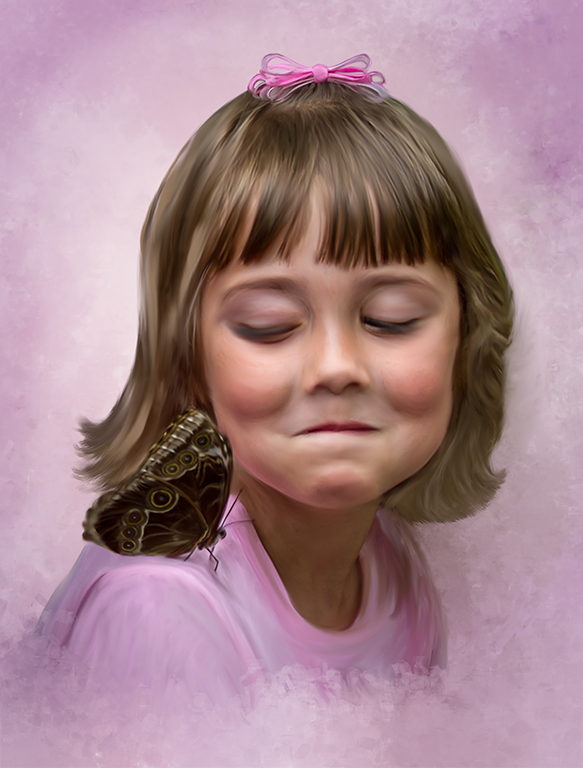 Butterfly Girl by Nancy Speaker, QPSA, PPSA