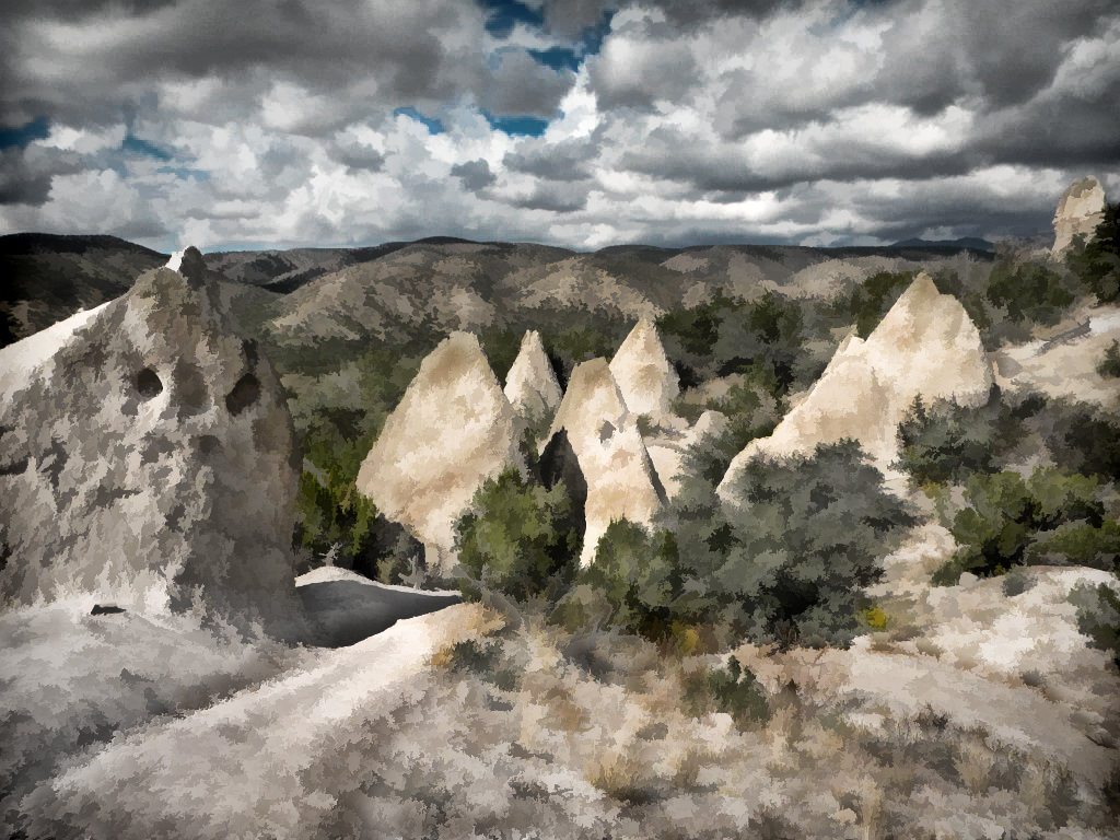 Tent Rocks by Pat Centeno
