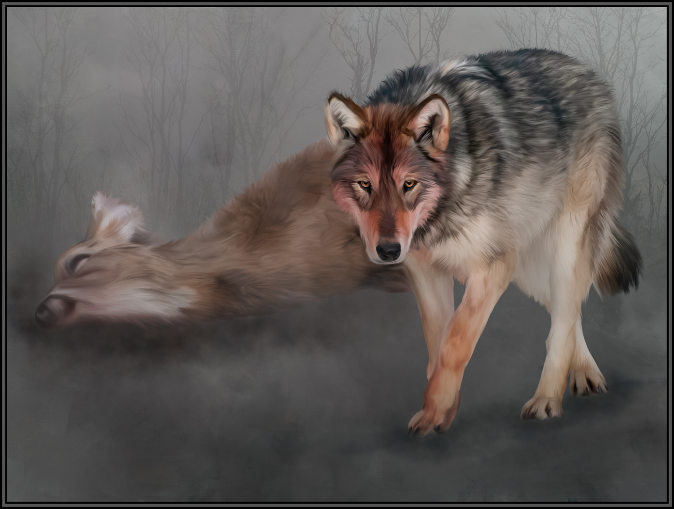 Wolf by Cindy Gosselin
