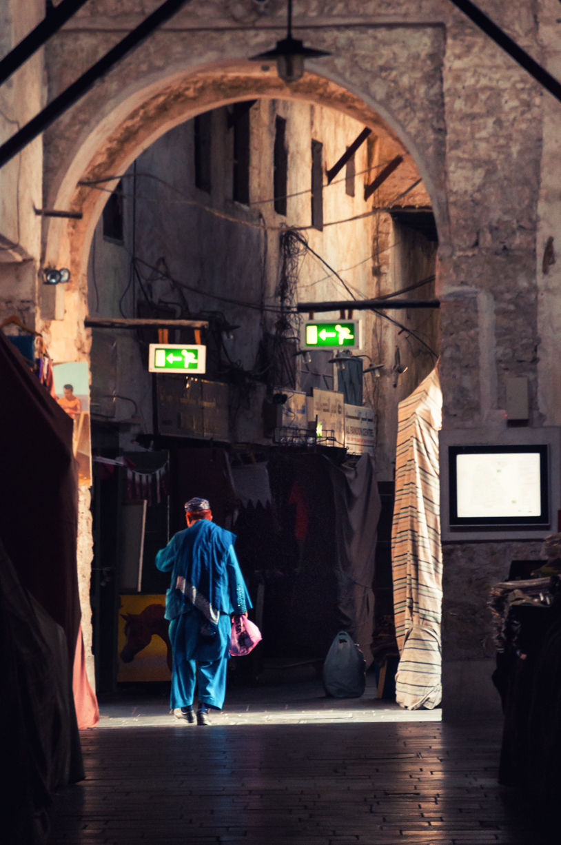 Man in a Dark Corridor by Hassan Sadek, QPSA