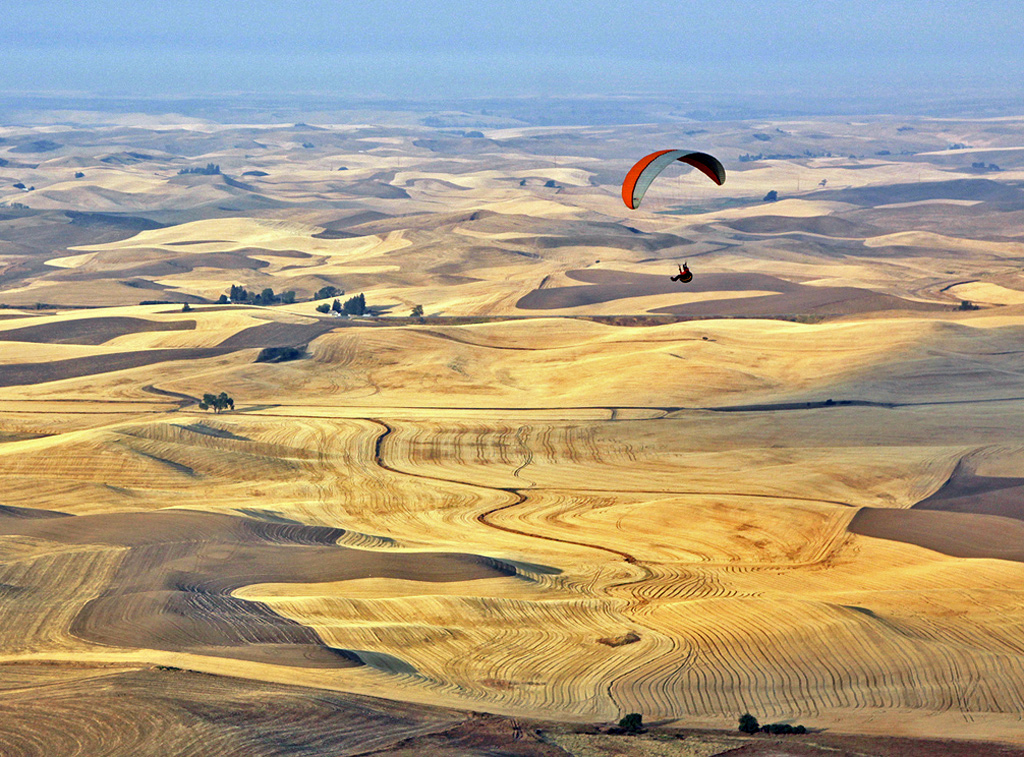 Paragliding over the Palouse by Gerald Emmerich Jr, HonFPSA, GMPSA/P