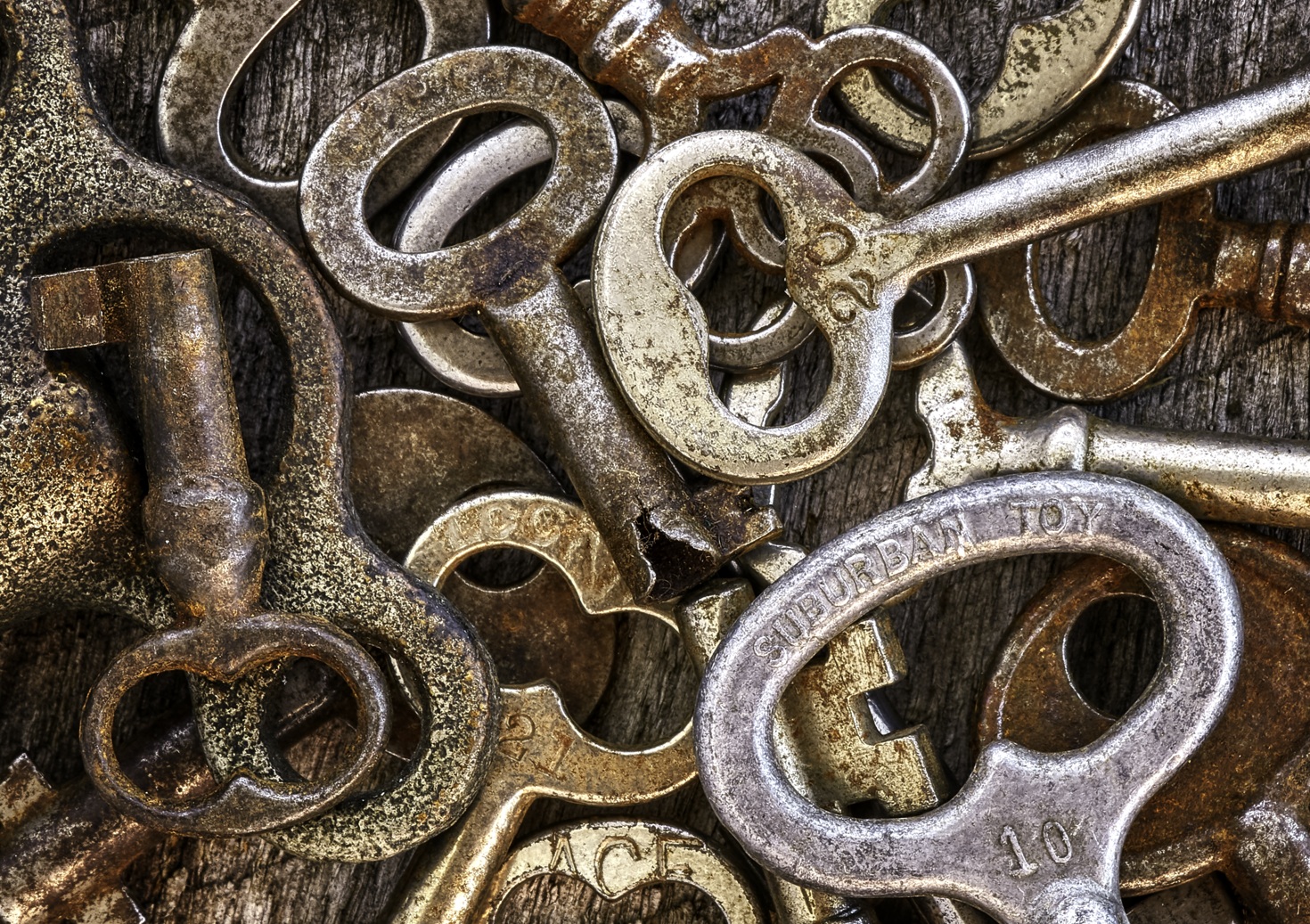 Rusty Keys by Bob Crocker