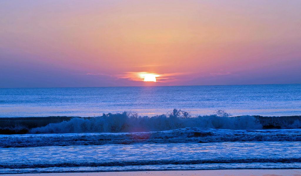 Sunrise at the Beach by Bernie Groome