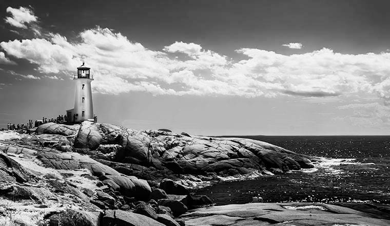 Peggy’s Cove Lighthouse by Melanie Hurwitz