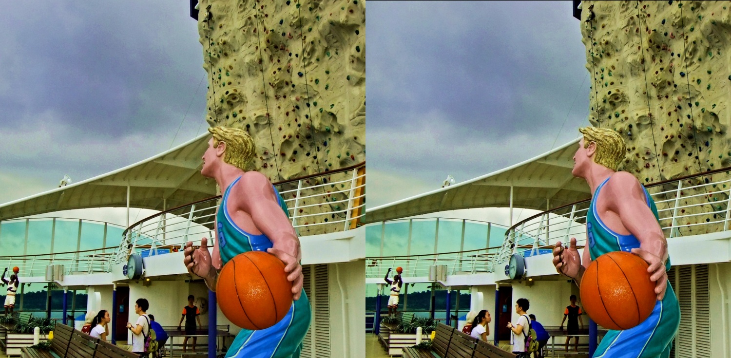 Basketball at ship deck by Dr V G Mohanan Nair, APSA, QPSA