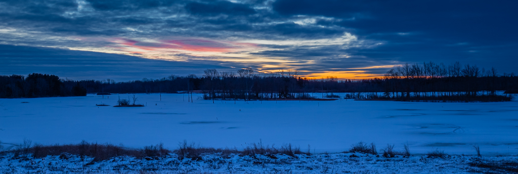  Morning Twilight at the Iroquois National Wildlife Refuge by Pierre Williot