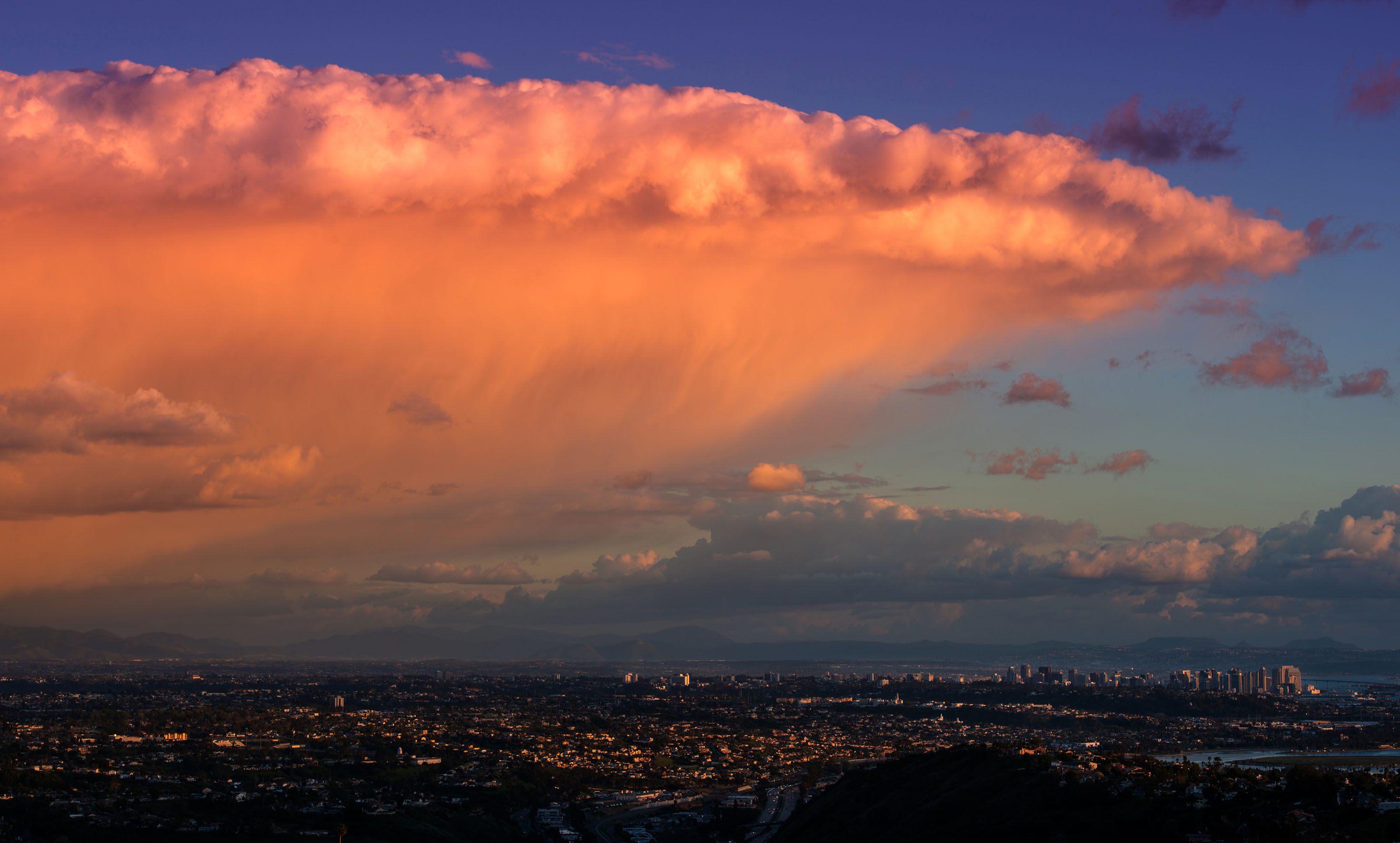 Sunset Cloud over San Diego by John Zhu