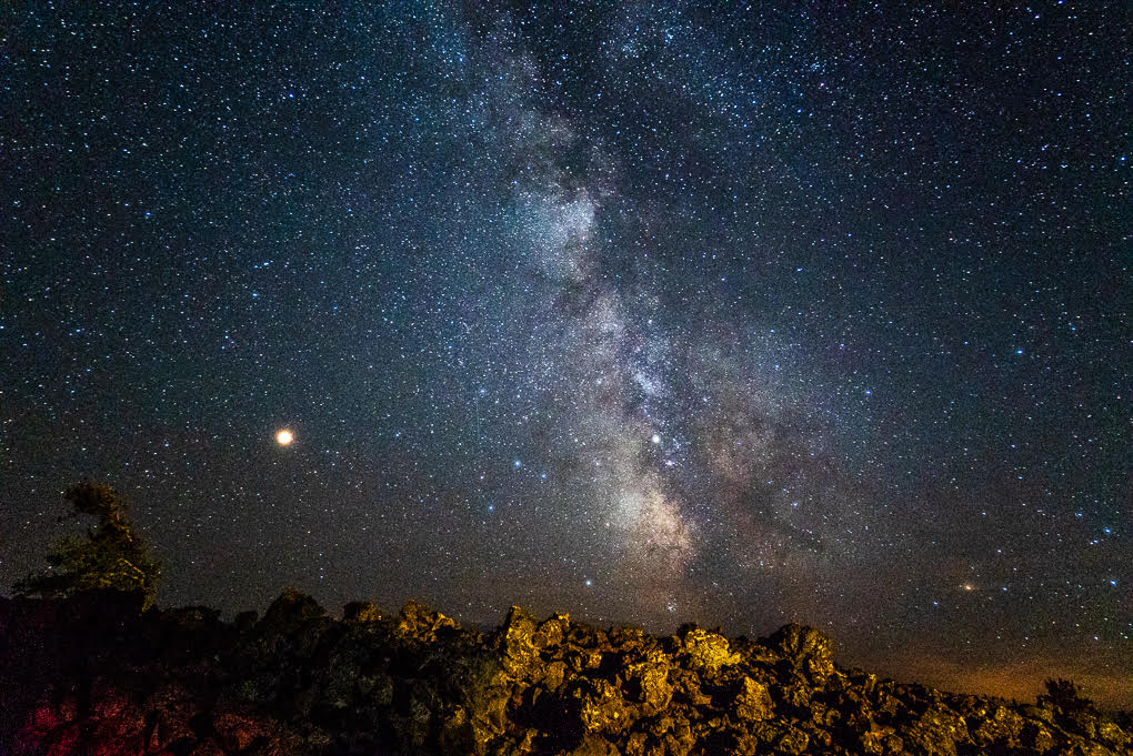 Craters of the Moon Milky Way by Theresa Rice