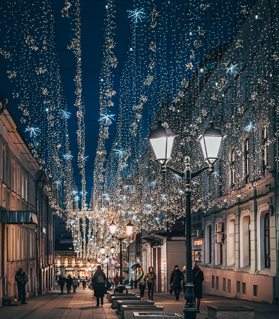 Winter Street Lights by Matt Conti