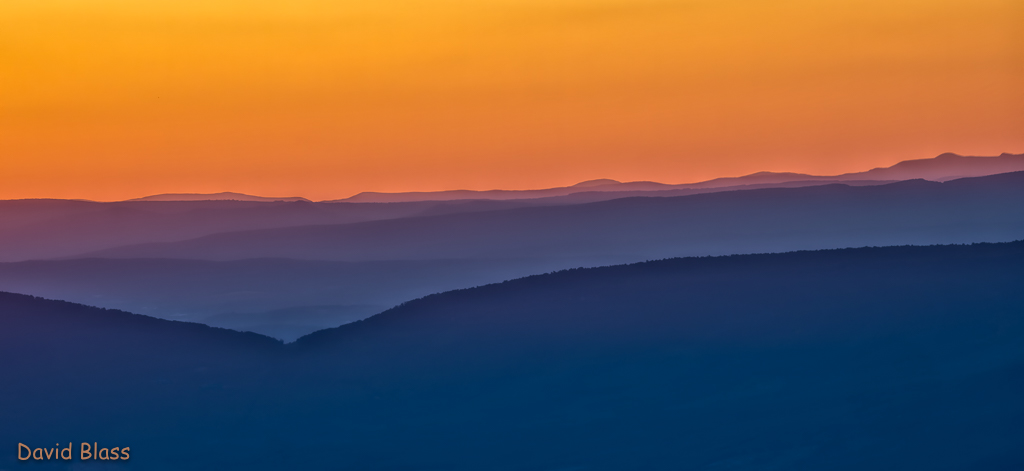 Shenandoah Sunset by David Blass