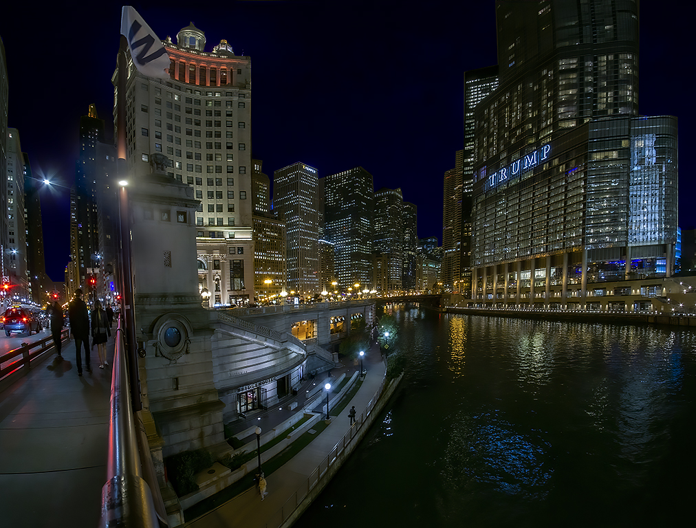 Dusk on Chicago's River by Jim Hagan, MPSA