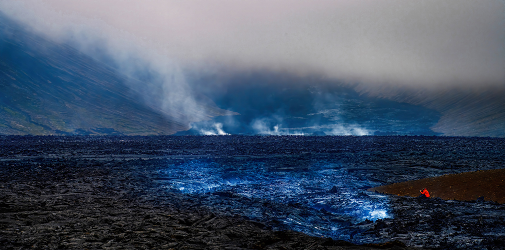 A Dead Sea of Lava by Charles Walker