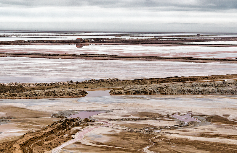 Salt flats in Namibia by Gerard Blair
