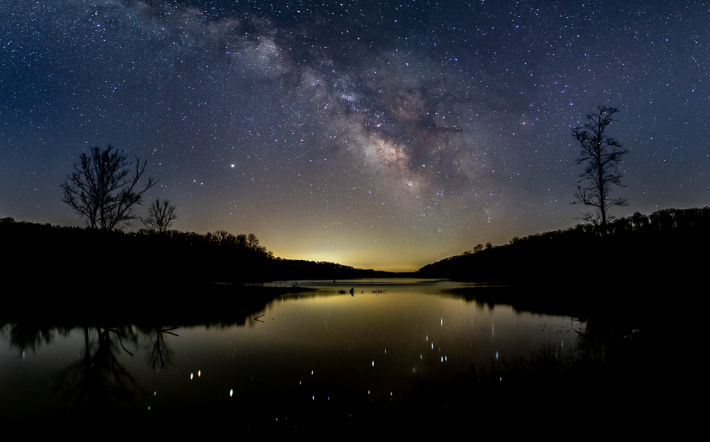 Milky Way over Yellowwood Lake by Zolt Levay