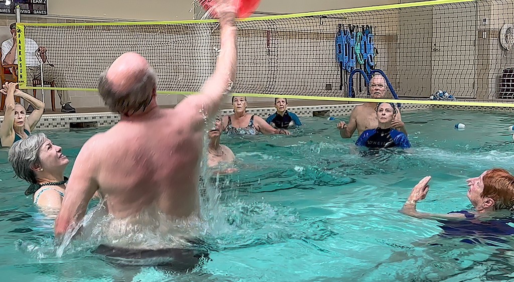 Water Volleyball for Seniors by Sol Blechman