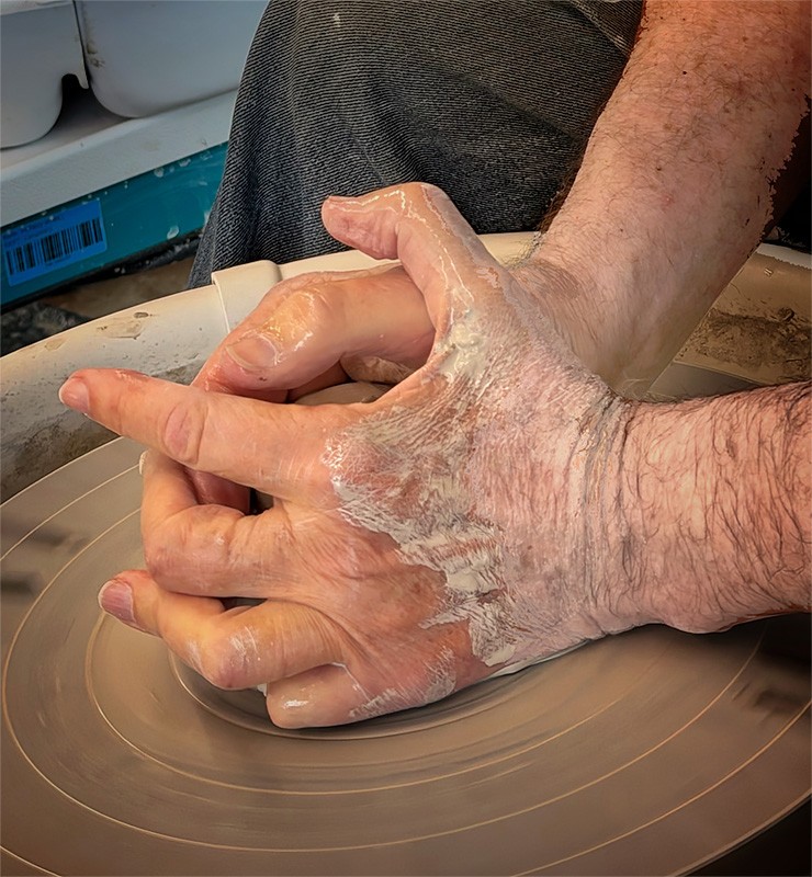 Potter's Hands by Sol Blechman