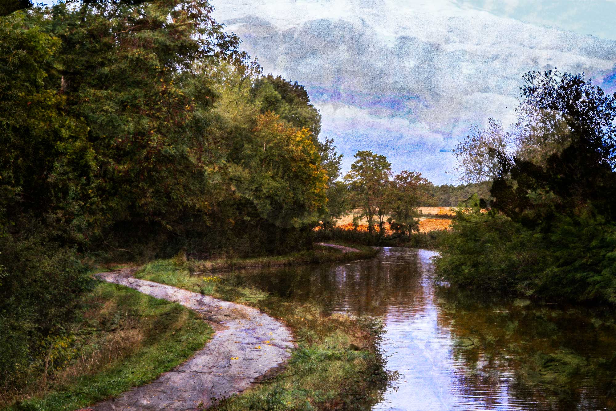 Canal Scene by Andres Valdespino