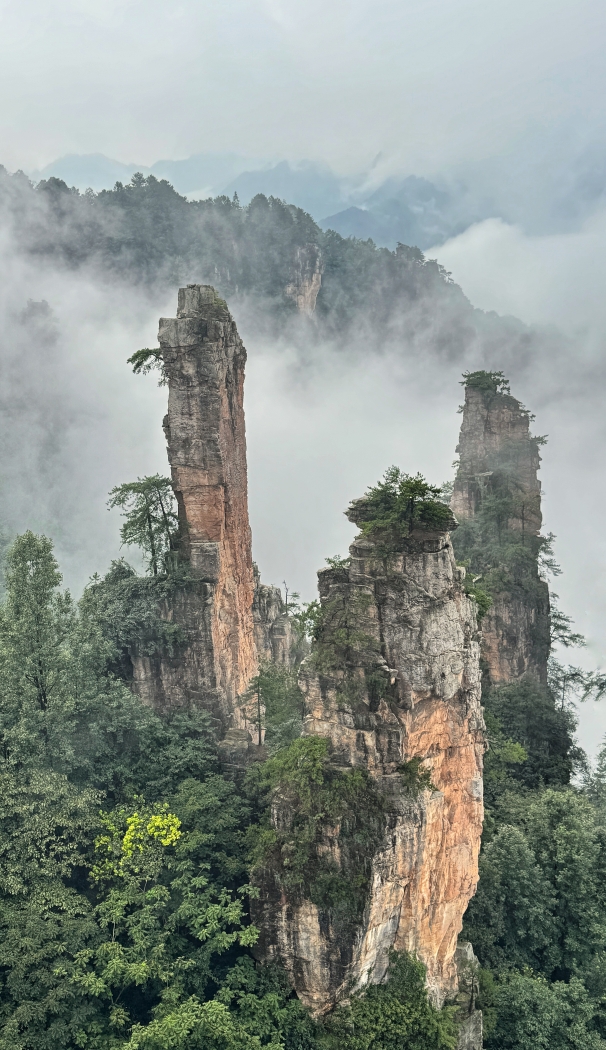 Floating Avatar Mountains by Kieu-Hanh Vu